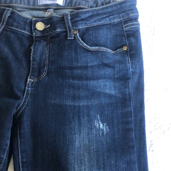 PAIGE size 28 skyline ankle peg distressed jeans - Picture 5 of 7